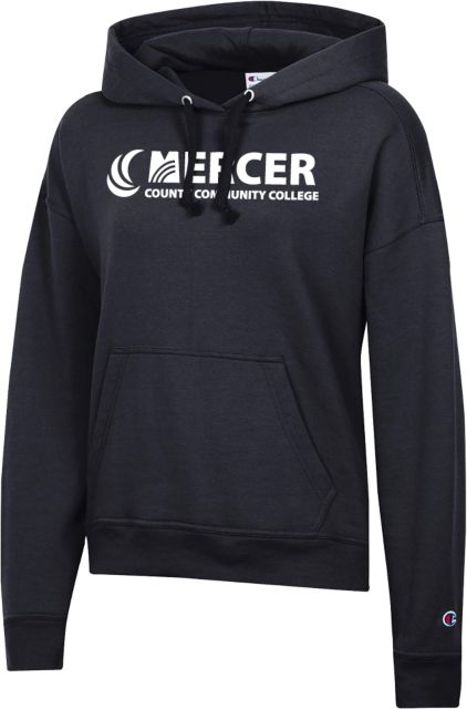 Mercer Champion Womens Powerblend Pullover Hood Mercer County Community College - ONLINE ONLY