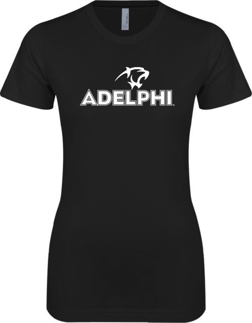 Adelphi Next Level Womens Boyfriend Tee Adelphi with Panther Head - ONLINE ONLY