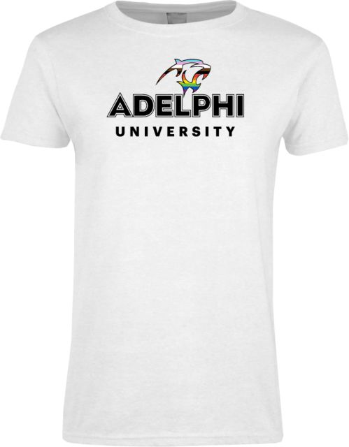 Adelphi Ladies T Shirt Adelphi Pride University Institutional -ONLINE ONLY