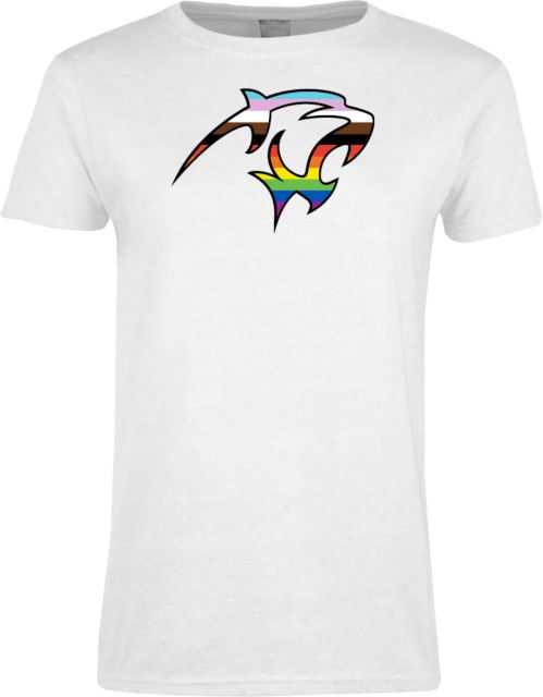 Adelphi Ladies T Shirt Adelphi Pride Mascot Head -ONLINE ONLY