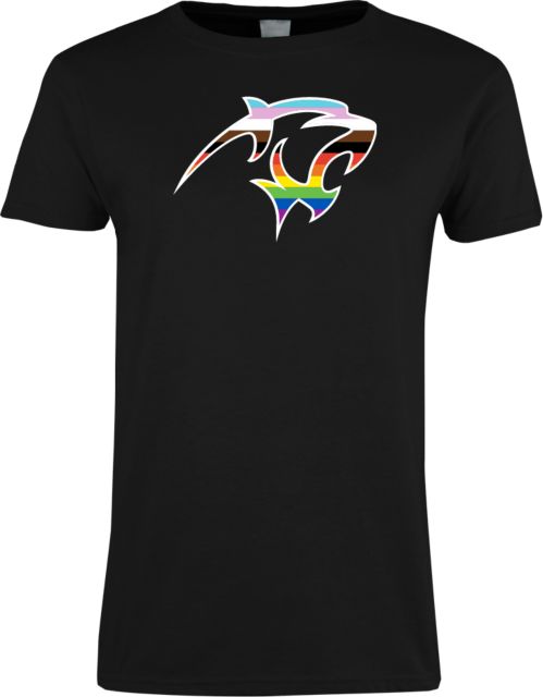 Adelphi Ladies T Shirt Adelphi Pride Mascot Head -ONLINE ONLY