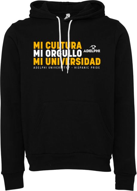 Adelphi Bella + Canvas Fleece Hood Mi Universidad Mi Orgullo - ONLINE ONLY