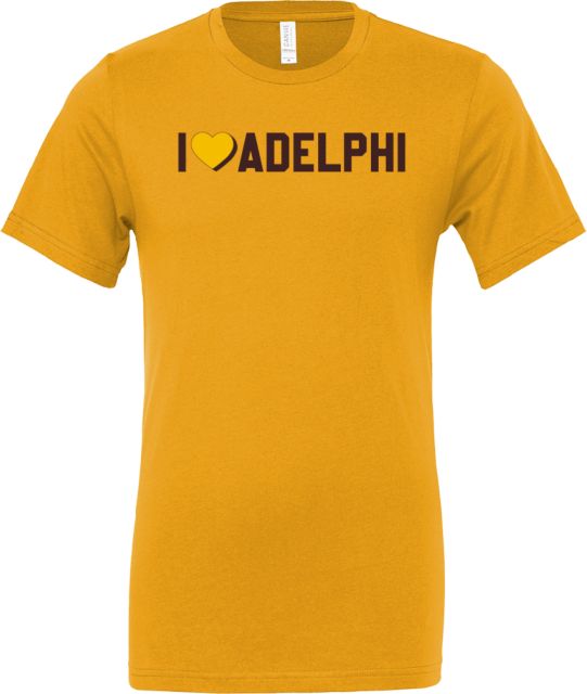 Adelphi Bella + Canvas Jersey Cotton T Shirt I Heart Adelphi - ONLINE ONLY