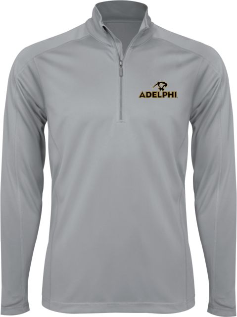 Adelphi Syntrel Platinum Interlock 1/4 Zip Adelphi with Panther Head - ONLINE ONLY