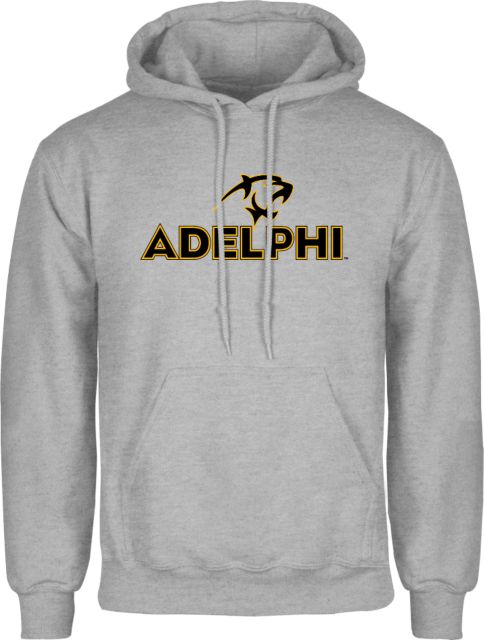 Adelphi Fleece Hoodie Adelphi with Panther Head - ONLINE ONLY