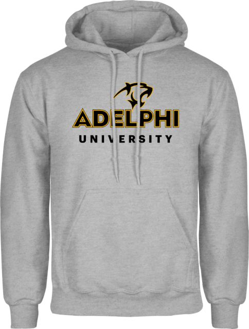 Adelphi Fleece Hoodie Panther Head Adelphi University - ONLINE ONLY