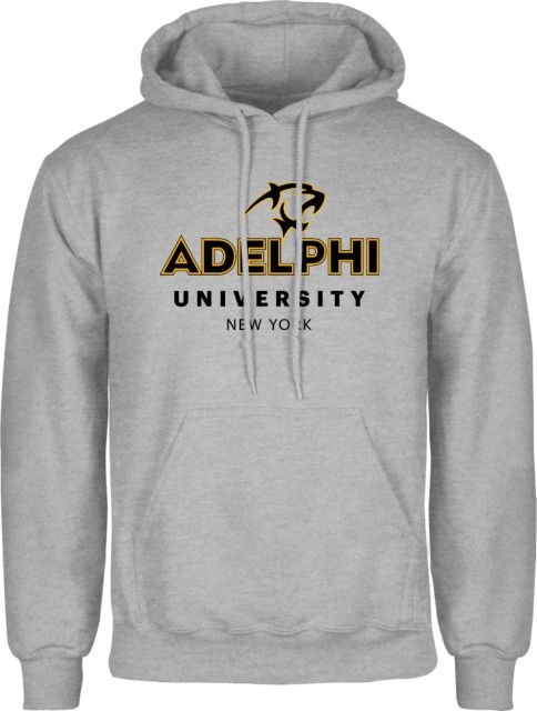 Adelphi Fleece Hoodie Panther Head Adelphi University New York - ONLINE ONLY
