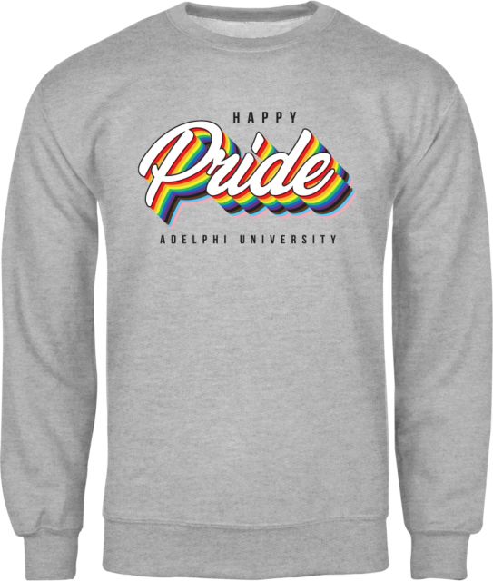Adelphi Fleece Crew Pride Script - ONLINE ONLY