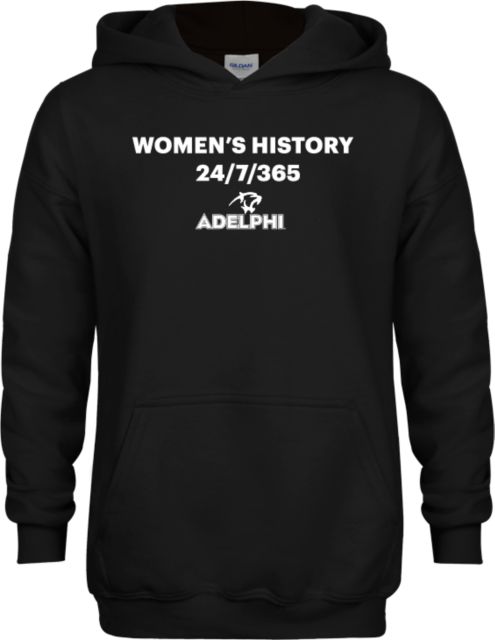 Adelphi Youth Fleece Hoodie Womens History - ONLINE ONLY