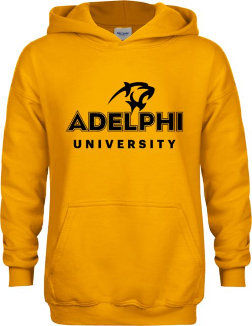 Adelphi Youth Fleece Hoodie Panther Head Adelphi University - ONLINE ONLY