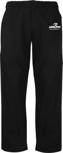 Adelphi Fleece Open Bottom Pant Panther Head Adelphi University - ONLINE ONLY
