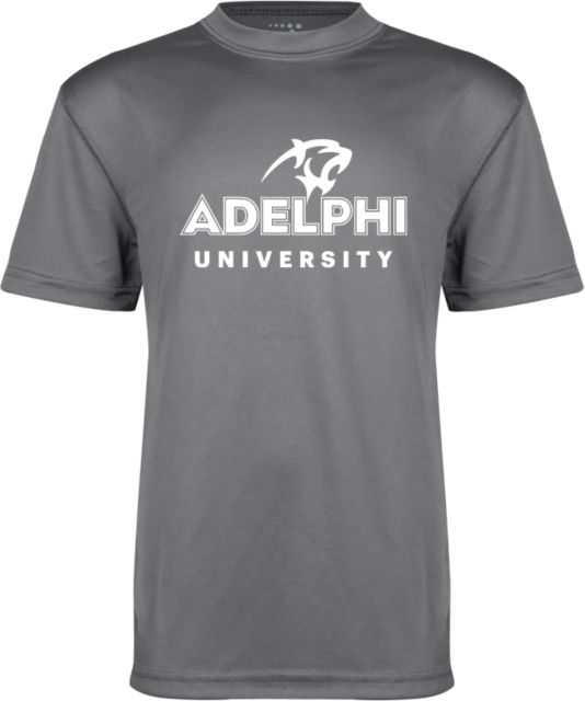 Adelphi Youth Performance Tee Panther Head Adelphi University - ONLINE ONLY