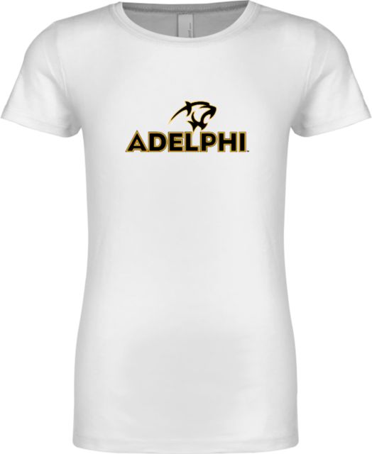Adelphi Next Level Girls Fashion Fit T Shirt Adelphi with Panther Head - ONLINE ONLY