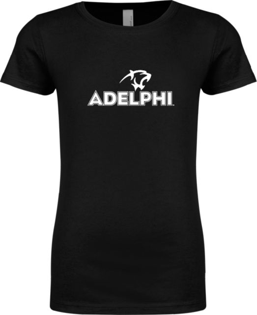 Adelphi Next Level Girls Fashion Fit T Shirt Adelphi with Panther Head - ONLINE ONLY