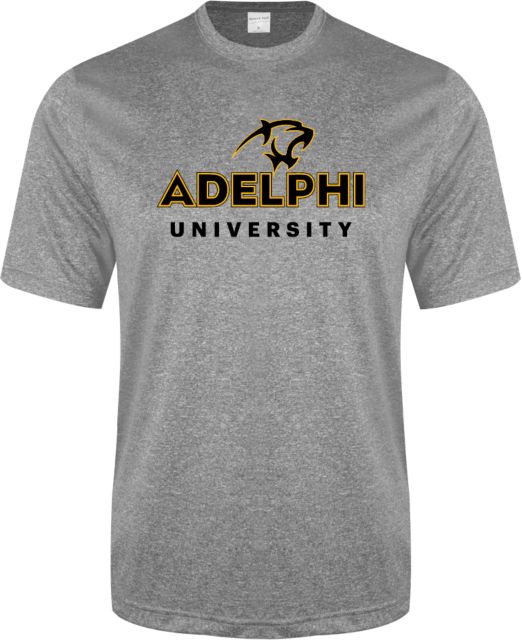 Adelphi Performance Contender Tee Panther Head Adelphi University - ONLINE ONLY