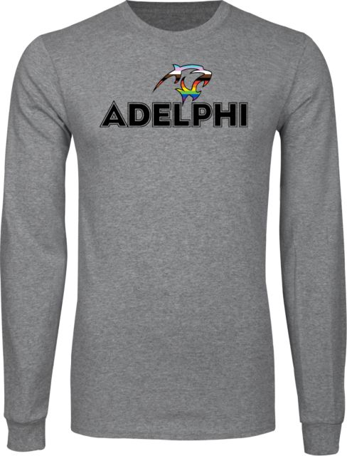 Adelphi Long Sleeve T Shirt Adelphi Pride Institutional -ONLINE ONLY
