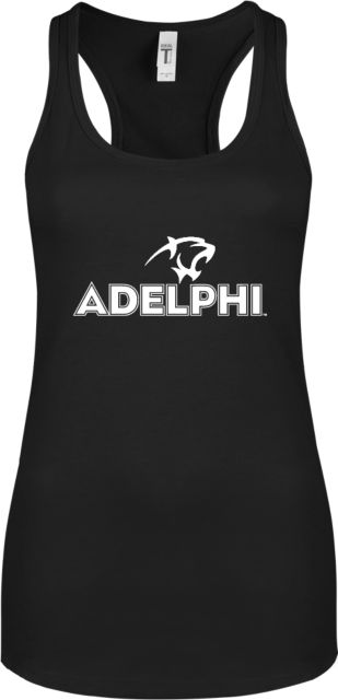 Adelphi Next Level Womens Racerback Tank  Adelphi with Panther Head - ONLINE ONLY