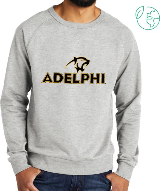 Adelphi AllmadeOrganic French Terry Crewneck Sweatshirt Adelphi with Panther Head - ONLINE ONLY