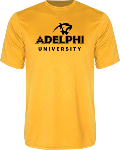 Adelphi Performance Tee Panther Head Adelphi University - ONLINE ONLY