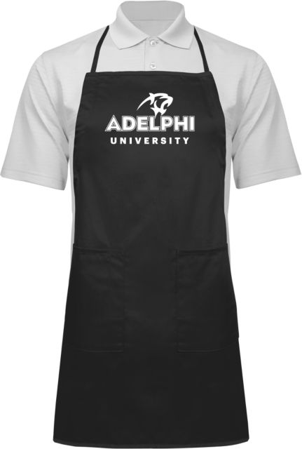 Adelphi Full Length Apron Panther Head Adelphi University - ONLINE ONLY