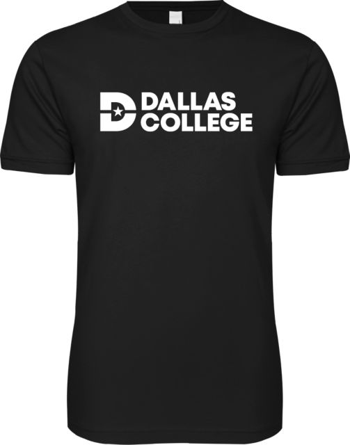 Dallas College Next Level SoftStyle T Shirt Primary Mark - ONLINE ONLY