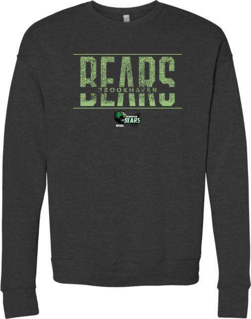 Brookhaven Bears Bella + Canvas Fleece Crew Distressed - ONLINE ONLY