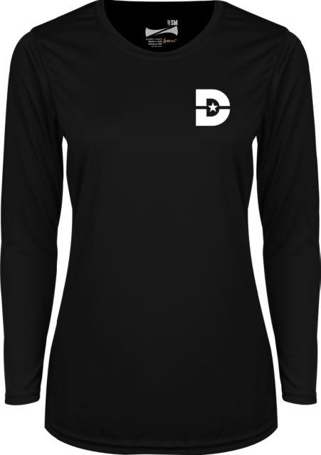 Dallas College Womens Performance Long Sleeve Shirt D Mark - ONLINE ONLY