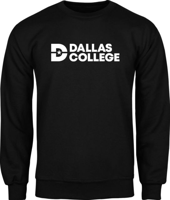 Dallas College Fleece Crew Primary Mark - ONLINE ONLY