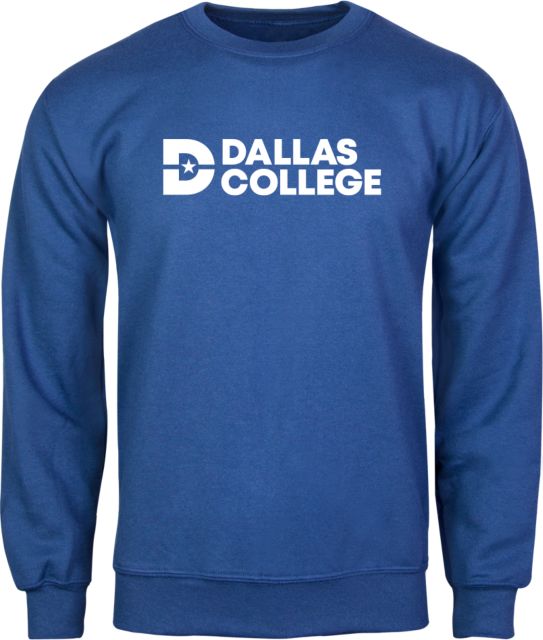 Dallas College Fleece Crew Primary Mark - ONLINE ONLY