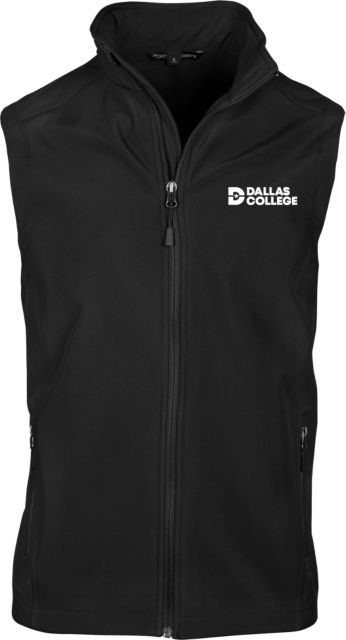 Dallas College Softshell Core Vest Primary Mark - ONLINE ONLY