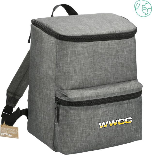 Walla Walla Excursion Recycled 20 Can Backpack Cooler WWCC Logo - ONLINE ONLY