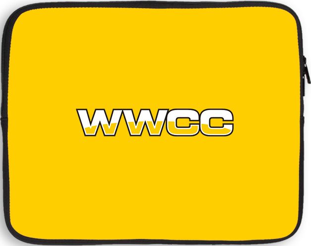 Walla Walla 10 inch Neoprene iPad/Tablet Sleeve WWCC Logo - ONLINE ONLY