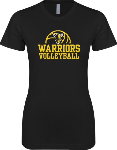 Walla Walla Next Level Womens Boyfriend Tee Warriors Volleyball - ONLINE ONLY