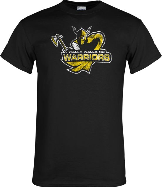 Walla Walla T Shirt WW Warriors Warrior  Distressed - ONLINE ONLY