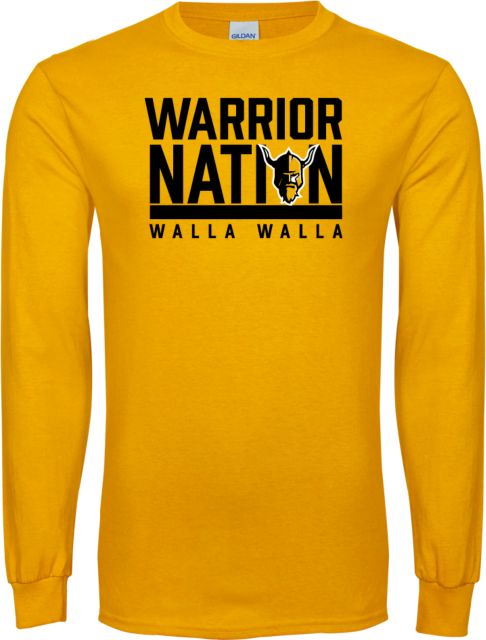 Walla Walla Long Sleeve T Shirt Warrior Nation - ONLINE ONLY