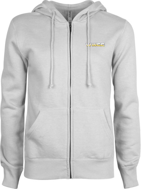 Walla Walla ENZA Womens Fleece Full Zip Hoodie WWCC Logo - ONLINE ONLY