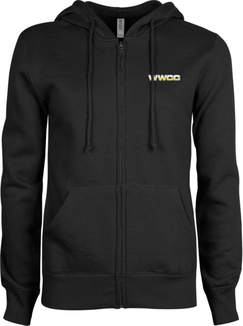 Walla Walla ENZA Womens Fleece Full Zip Hoodie WWCC Logo - ONLINE ONLY