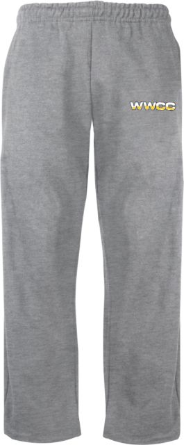 Walla Walla Fleece Open Bottom Pant WWCC Logo - ONLINE ONLY