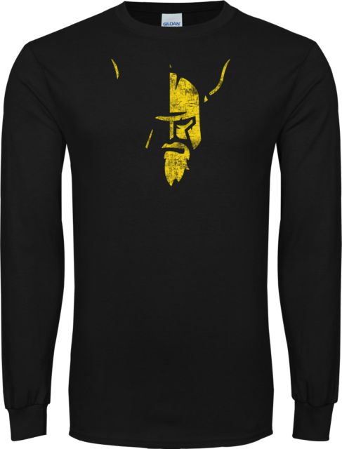 Walla Walla Long Sleeve T Shirt Warrior Head Distressed - ONLINE ONLY