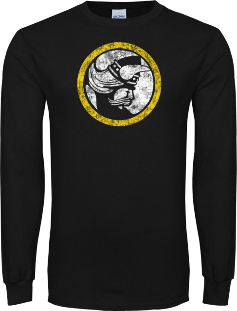 Walla Walla Long Sleeve T Shirt Retro Warrior Distressed - ONLINE ONLY