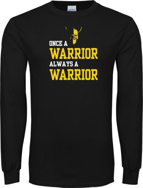 Walla Walla Long Sleeve T Shirt Once A Warrior Always A Warrior - ONLINE ONLY