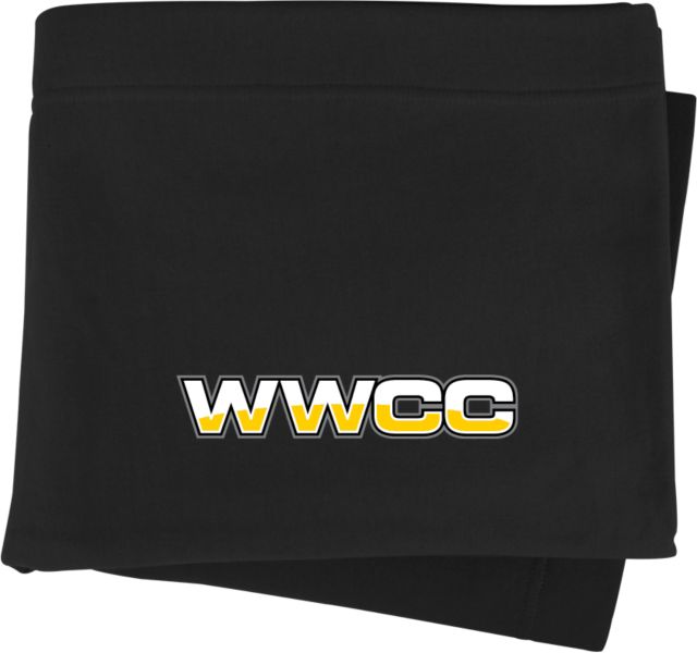 Walla Walla Sweatshirt Blanket WWCC Logo - ONLINE ONLY