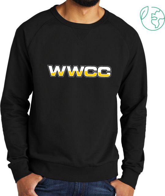 Walla Walla Allmade Organic French Terry Crewneck Sweatshirt WWCC Logo - ONLINE ONLY