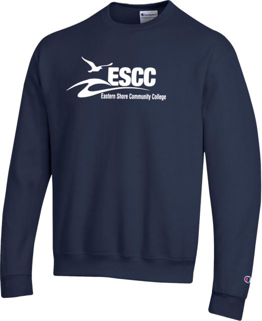 ESCC Champion Heather Grey Fleece Crew ESCC Horizontal - ONLINE ONLY