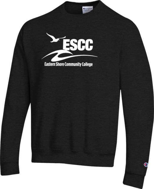 ESCC Champion Heather Grey Fleece Crew ESCC Stacked - ONLINE ONLY