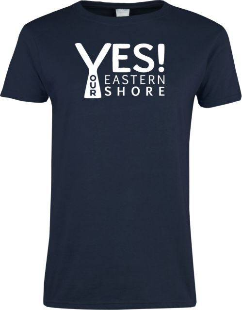 ESCC Ladies Navy T-Shirt Yes our Eastern Shore - ONLINE ONLY