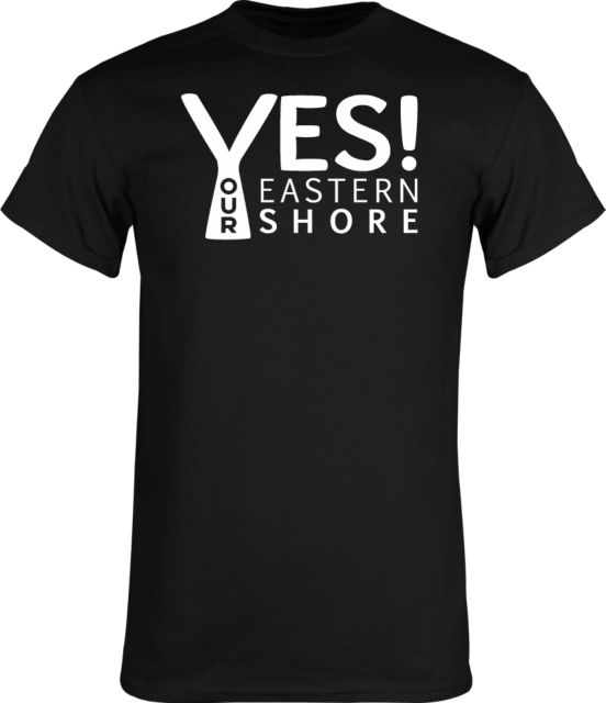 ESCC Black T-Shirt Yes our Eastern Shore - ONLINE ONLY