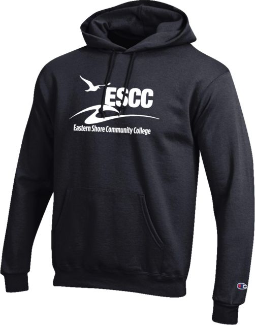 ESCC Champion Black Fleece Hoodie ESCC Stacked - ONLINE ONLY