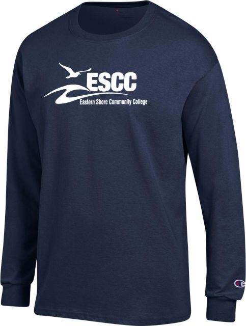 ESCC Champion Navy Long Sleeve T-Shirt ESCC Horizontal - ONLINE ONLY