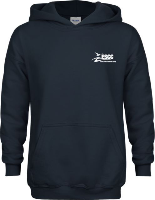 ESCC Youth Navy Fleece Hoodie ESCC Horizontal - ONLINE ONLY